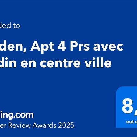 L'Eden, Apt 4 Prs Avec Jardin En Centre Ville Dijon Exterior foto