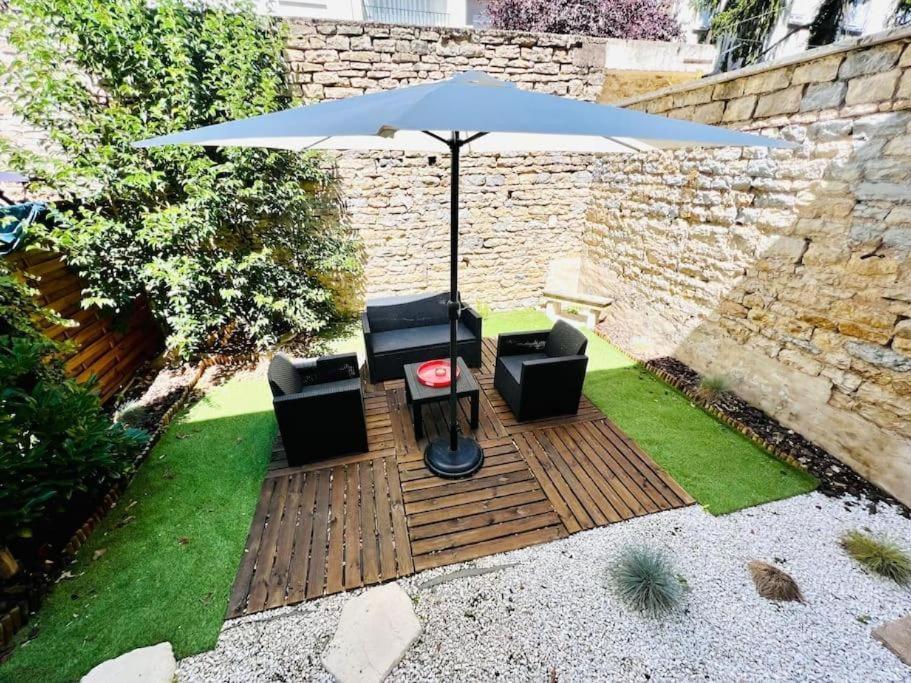 L'Eden, Apt 4 Prs Avec Jardin En Centre Ville Dijon Exterior foto